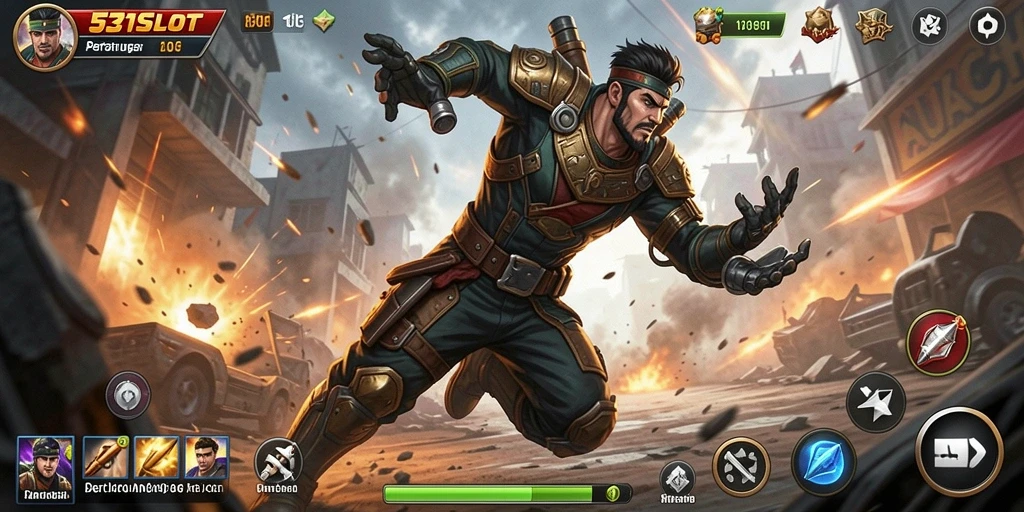 Screenshot gameplay 531SLOT yang menampilkan aksi seru dalam pertarungan.