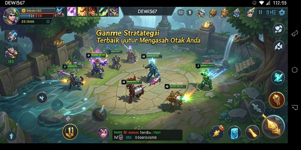 Tampilan gameplay DEWI567 yang menantang dan strategis.