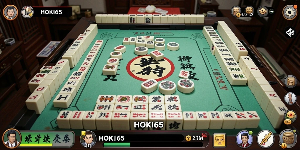 Tampilan menarik dari gameplay HOKI65 Mahjong yang mengasyikkan.