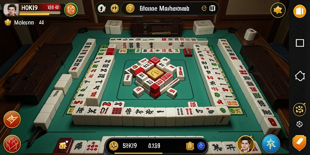 Gameplay seru HOKI9 dengan desain Mahjong yang menarik.