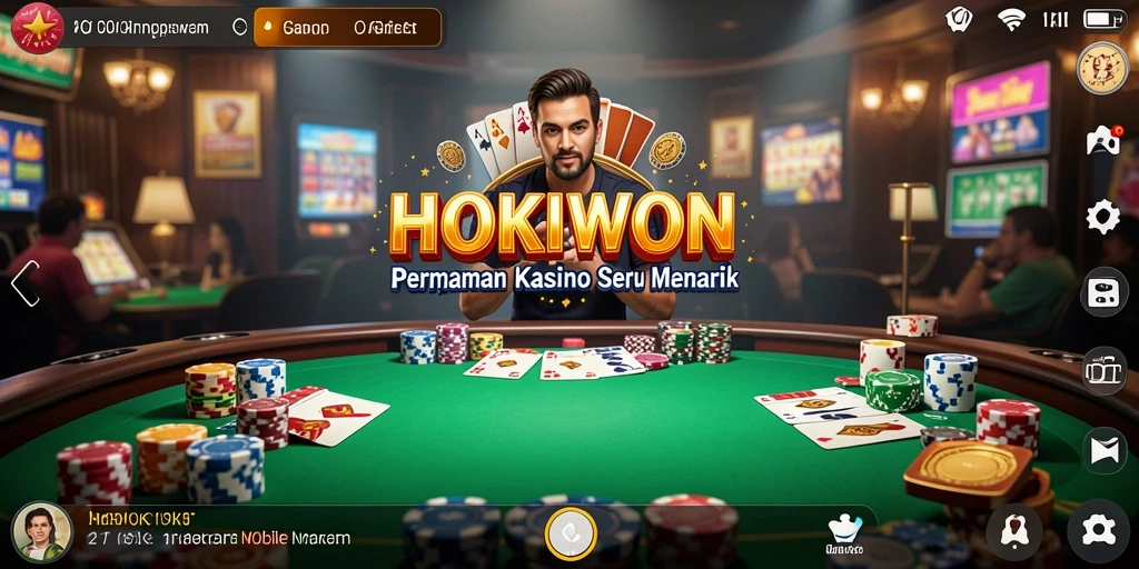 Screenshot HOKIWON menampilkan gameplay mendebarkan dan grafis menarik