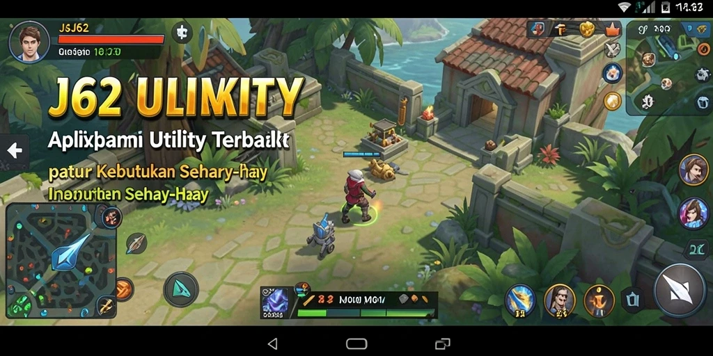 Screenshot utama JJ62 yang menunjukkan fitur-fitur utility yang bermanfaat.