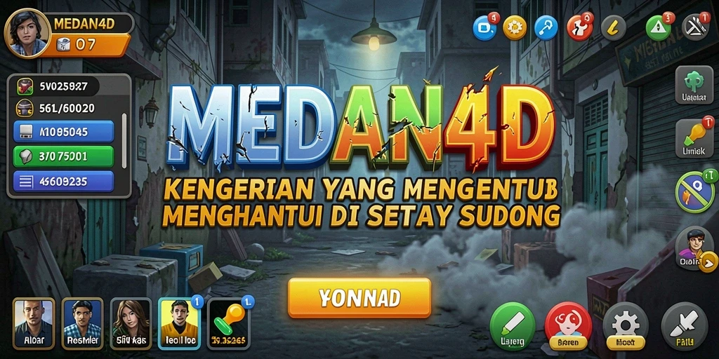 Tangkapan layar utama MEDAN4D menunjukkan momen mencekam dalam permainan.