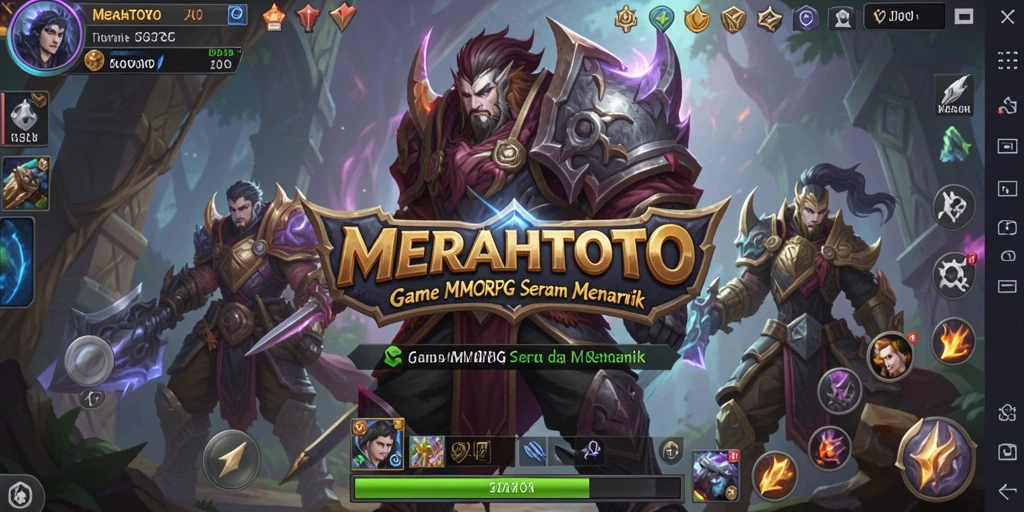 Tampilan gameplay seru dari MERAHTOTO yang penuh petualangan.