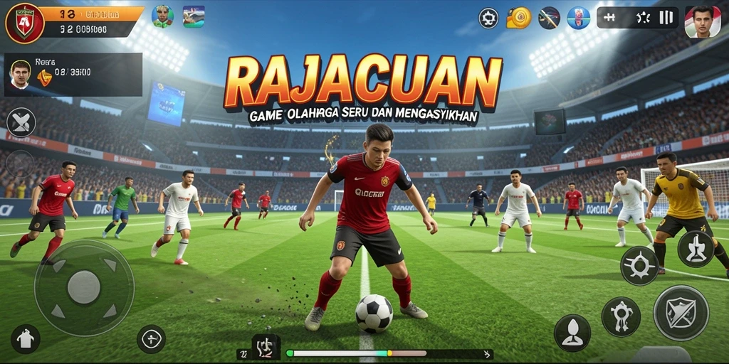 Tampilan gameplay menarik dari RAJACUAN yang penuh aksi.