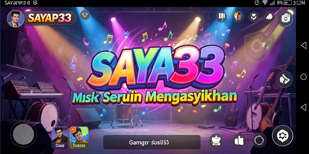 Tampilan gameplay SAYAP33 yang penuh warna dan seru.