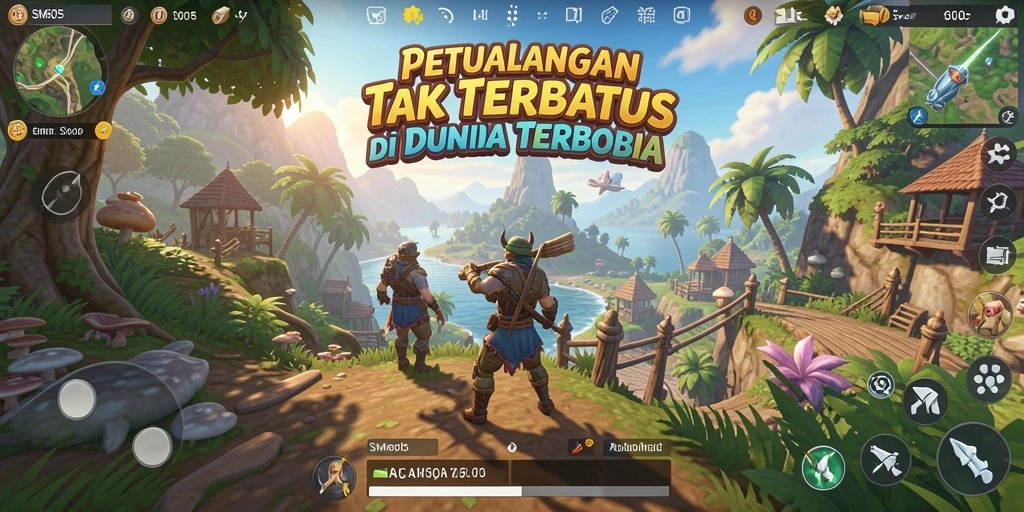 Gameplay <strong>SM605</strong> menampilkan dunia terbuka yang menakjubkan dan penuh aksi.